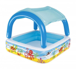 Bestway&reg; 52192 bassein, korallriff, laste, t&auml;ispuhutav, varikatusega, 147x147x122 cm