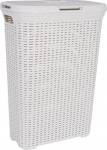 Pesukorv Curver&reg; STYLE 40L, kreem, 61x26x44 cm