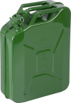 Kanister JerryCan LD20, 20 lit., metall, PHM jaoks, roheline