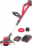 Juhtmeta trimmer CGT-S20LiSTA, komplekt, 24 cm, 20 V, liitiumioon, pea, n&ouml;&ouml;r, aku, laadimine