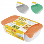 Toidun&otilde;u Curver&reg; Set Ristk&uuml;likukujuline, 0,5Lx1Lx2L, piparm&uuml;ndi/halli/virsiku v&auml;rvi segu