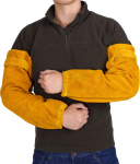 Strend Pro T&ouml;&ouml;stuslikud kindad, keevitamiseks, nahk, 50 cm, paar 2 tk