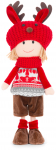 J&otilde;ulukujuke MagicHome christmas, Poiss punase ja halli m&uuml;tsiga, 42 cm