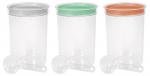 Toidun&otilde;u Curver&reg; KUIVTOIT, 1,7L, koos m&otilde;&otilde;tetopsiga, piparm&uuml;ndi/halli/virsiku v&auml;rvisegu, 13x19 cm