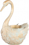 Dekoratsioon MagicHome Mecco, Hani, plekk-lillepott, kuldne, 35x18x43 cm
