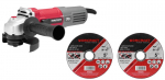 Worcraft AG08-125P lihvmasin, 710W, 125 mm, M14, nurgeline, PROMO + 2 ketast