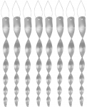 Linnupeletaja Strend Pro, spiraalne, peegeldav, 29 cm, pakk. 8 tk