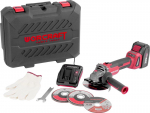 Workcraft CAG-S20LiBH ShareSYS veski, 125 mm, nurgeline, SET &uuml;mbris, koos aku ja laadijaga, 1x20V Li-Ion, isekopeeruv