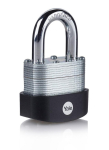 Yale'i lukk Y127B/55/129/1, maksimaalne turvalisus, rippuv, lamineeritud teras, 56mm, 3 v&otilde;tit