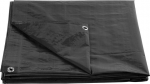 Tent Strong 2x8 m, 200 g/m, kattekiht, antratsiit, v&otilde;rgusilmaga