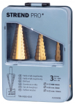 Astmepuurikomplekt Strend Pro SS421, 4-12, 4-20, 4-32 mm, TiN, HSS 4241 sirge, metallile