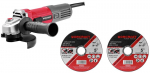 Nurklihvija Worcraft аG08-115р, 710W, 115 mm, M14, nurgeline, pROMO + 2 ketast