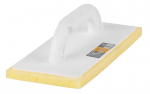 Strend Pro 0813.005 WhiteHand kellu, plastik. k&auml;epide, 280x140/15 mm, kollane vaht, l&otilde;igatud