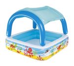 Bestway&reg; 52192 bassein, korallriff, laste, t&auml;ispuhutav, varikatusega, 147x147x122 cm