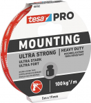 tesa&reg; Mounting PRO Ultra Strong teip, kinnitus, kahepoolne, liim, 19 mm, L-5 m