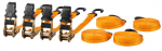 Kinnitusrihm Strend Pro TRS-718, p&otilde;rkmehhanismiga rihm, 25 mm, L-4,5 m, max. 500 kg, pakk. 4 tk