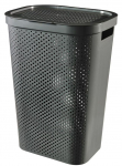 Pesukorv Curver&reg; INFINITY RECYCLED 60L, antratsiit, 44x60x35 cm