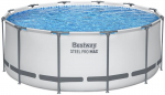 Bestway&reg; Steel Pro MAX bassein, komplekt, 3,66 x 1,22 m, redel, filtripump, vooder, basseinikate, parandusplaaster