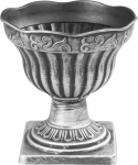 Lillepott Strend Pro Antik, alusega, 30x30 cm, h&otilde;bedane, metalse efektiga