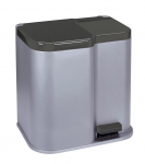 Pr&uuml;gikast Curver&reg; DUO BIN 21L, h&otilde;be/must, pr&uuml;gi jaoks