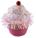 Dekoratsioon MagicHome Candy Line, Muffin, roosa, 7x7x11 cm, rippuv.