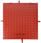 Kate MC50, 500x500 mm, kanal, Burgundia, max. 150 kg