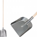 Universaalne labidas S504-2.WH, 280x235 mm, puidust k&auml;epidemega