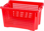 Universaalne korv IсS M401000 &bull; 40 l, 56x35x31 cm, perforatsioonid k&uuml;ljel, punane