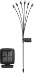 Strend Pro Garden Firefly lamp, p&auml;ikeseenergia, 6x LED, roostevaba teras, 72 cm