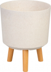 Strend Pro lillepott valge Weath viimistlusega, 24,5x24,5x31 cm