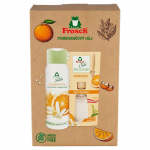 Froschi kinkekomplekt, apelsinisalu, difuusor ja du&scaron;igeel, 90 ml + 300 ml