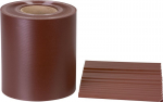 Teip Strend Pro EUROSTANDARD, 190 mm, L-35 m, varjestus, mahagonpruun, kate, aiapaneelidele, 20 klambriga, 630 g/m2, PVC, RAL8016