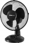 Strend Pro ventilaator, lauaplaat, must, 34 cm, 25 W