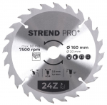 Ringketas Strend pro TсT 160x2,2x20 mm 24T, puidule