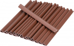 Klambrid Strend Pro EUROSTANDARD, varjutuslindi kinnitamiseks 19 cm, mahagonpruun, RAL8016, 20 tk, varuosa