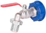 Strend Pro komplekt, klapp 1 1/4" + plastist reduktsioon 60 mm + v&auml;ljalaskeava 1", IBC paagi jaoks