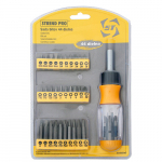 Otsikukomplekt Strend Pro BSY240, 44 osa, p&otilde;rkkruvikeerajaga, Cr-V