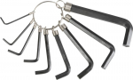 Strend Pro HK0041 mutriv&otilde;tmete komplekt, 9 osa, 1,5-10 mm, kuuskant, pesa