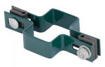 Klamber Strend Pro EUROSTANDARD, 60x40 mm, pidev, roheline, Zn+PVC, RAL6005, kandilisele postile
