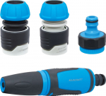 Kastmiskomplekt AQUACRAFT&reg; 550390, SoftTouch, aed, vooliku jaoks, STOP-liitmik, adapter, otsik