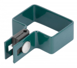 Klamber Strend Pro EUROSTANDARD, 60x40 mm, ots, roheline, Zn+PVC, RAL6005, kandilisele postile