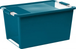 Kaanega karp KIS Bi-Box L, 40 lit., t&uuml;rkiis, 35x55x28 cm