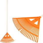 Strend Pro R130 lehereha, 27 hammast, 58 cm, ventilaator, plastik, k&auml;epidemega