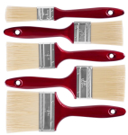 Pintslikomplekt 2 tk PVC harjastega (25mm, 40mm, 50mm, 60mm, 80mm)