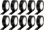 Teip Strend Pro, 19 mm, L-10 m, max 80&deg;C, 600V, must, isoleeriv, liim, PVC, pakend. 10 tk