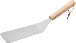 Turner Strend Pro Grill, grillimiseks ja r&ouml;stimiseks, puidust k&auml;epidemega, roostevaba teras, 34cm