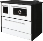 Pliit 701-G OMEGA Kuzine, klaasiga, valge, parempoolne v&auml;ljalaskeava