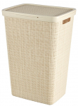 Pesukorv Curver&reg; JUTE, 58 l, beež, 34x43x60 cm