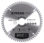 Ringketas Strend pro TсT 185x2,2x30/20 mm 60T, puidule