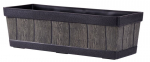Lillepott GDA Woodeff 816, naturaalne, 46x17x14 cm